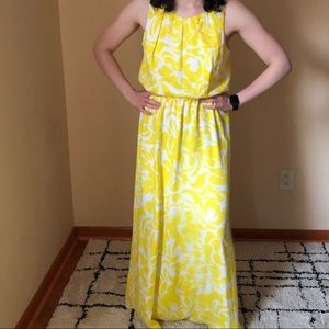 Beautiful yellow Ann Taylor dress